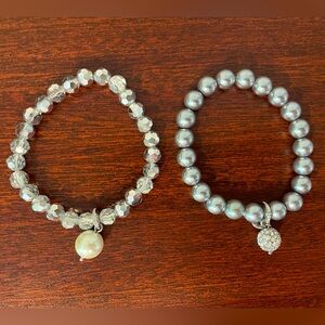 Talbots Silver Bells Bracelet Set